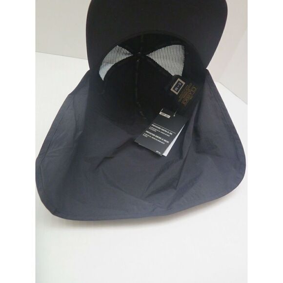 HURLEY Mens Size S/M PROTECT YA NECK Fishing Hunting Hat Black - Picture 8 of 8